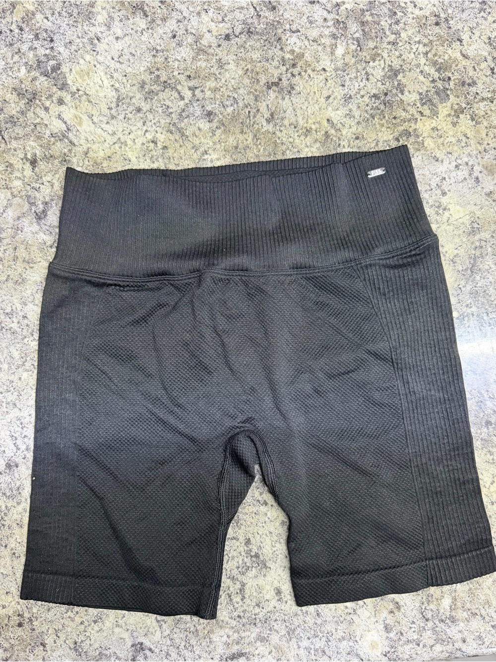 Victoria’s Secret PINK Active Black High Waisted Seamless Bike Shorts Size S